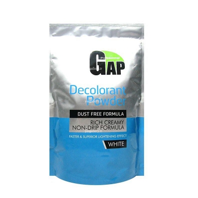 پودر دکلره سفید گپ  Gap Decolorant Powder Dust Free Formula
